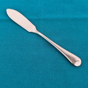 Small vintage silver cheese spreader